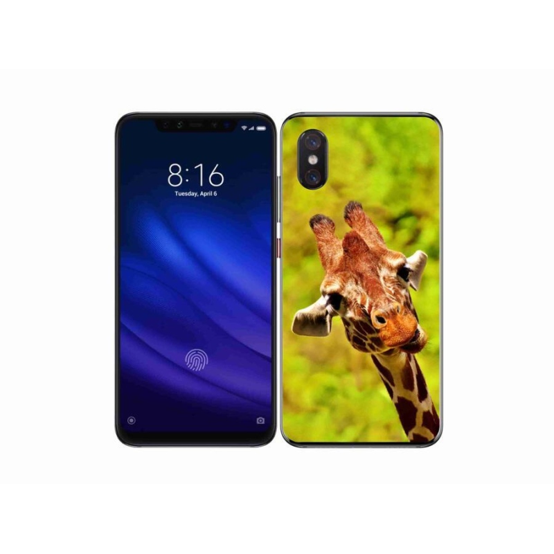 Gélový kryt mmCase na mobil Xiaomi Mi 8 Pro - žirafa