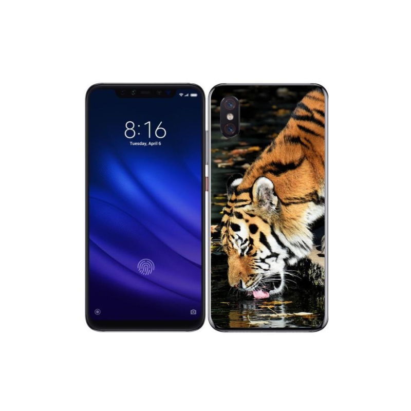 Gélový kryt mmCase na mobil Xiaomi Mi 8 Pro - smädný tiger