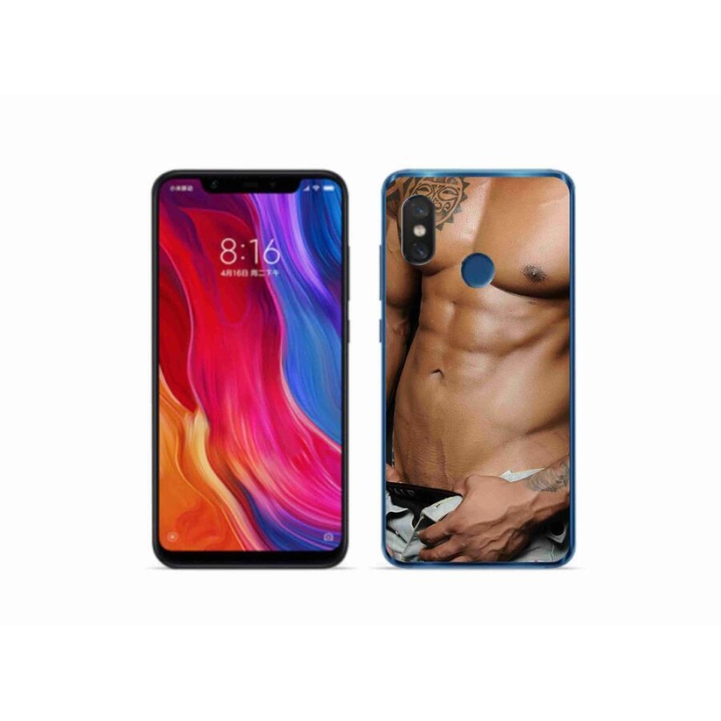 Gélový kryt mmCase na mobil Xiaomi Mi 8 - sexy muž