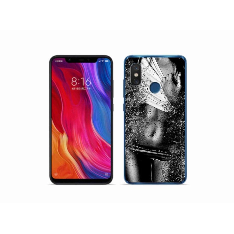 Gélový kryt mmCase na mobil Xiaomi Mi 8 - sexy žena 1