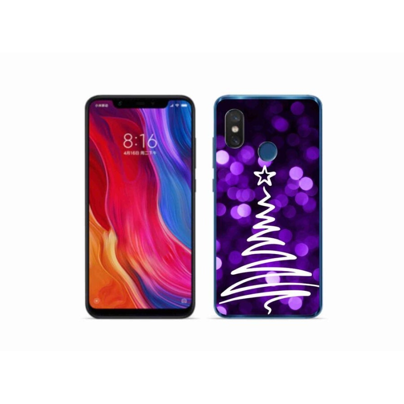 Gélový kryt mmCase na mobil Xiaomi Mi 8 - stromček