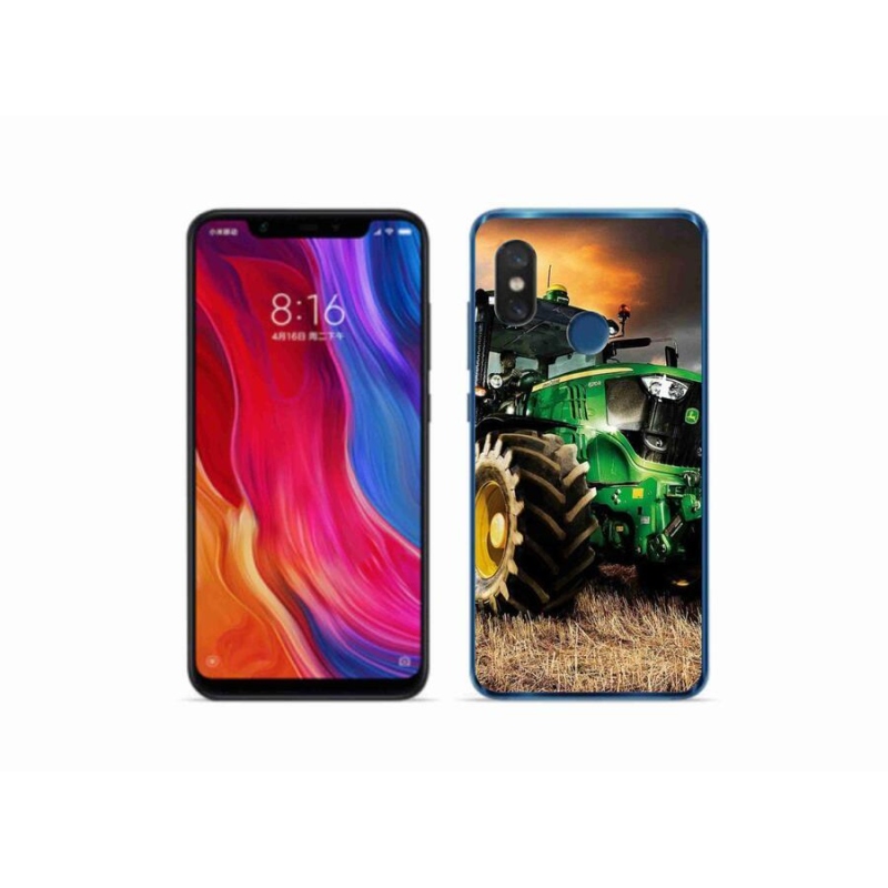 Gélový kryt mmCase na mobil Xiaomi Mi 8 - traktor