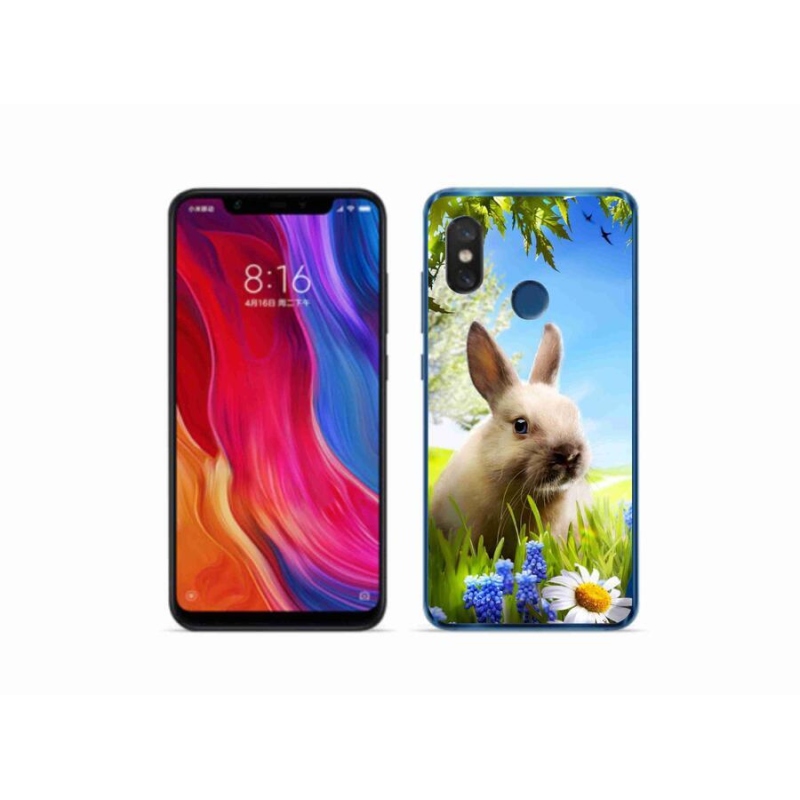 Gélový kryt mmCase na mobil Xiaomi Mi 8 - zajačik