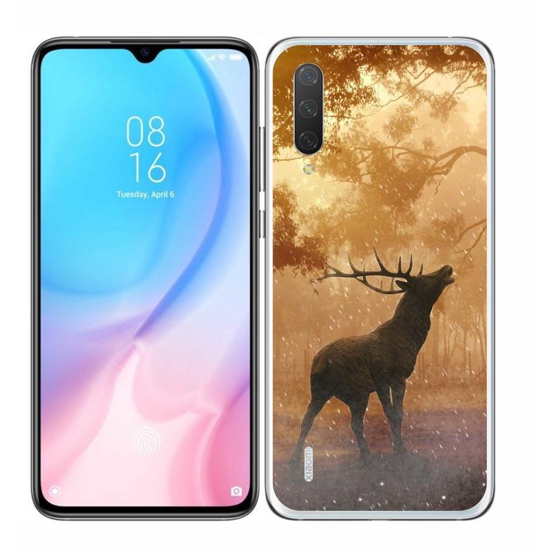 Gélový kryt mmCase na mobil Xiaomi Mi 9 Lite - jeleň v ruji