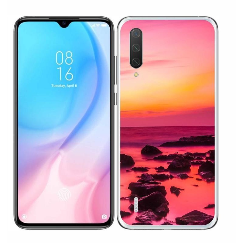 Gélový kryt mmCase na mobil Xiaomi Mi 9 Lite - more a žiara