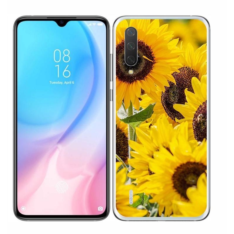 Gélový kryt mmCase na mobil Xiaomi Mi 9 Lite - slnečnica