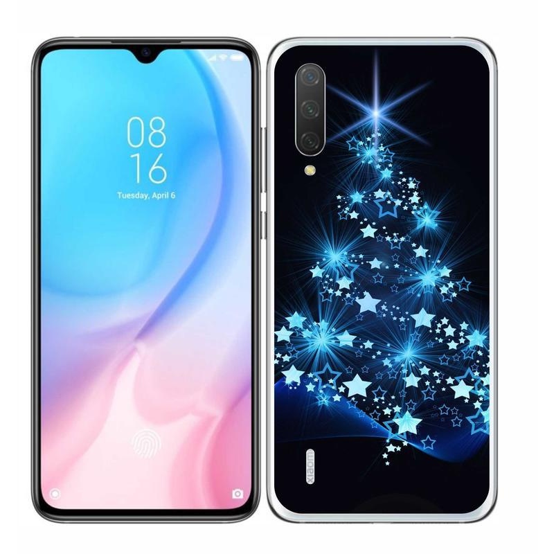 Gélový kryt mmCase na mobil Xiaomi Mi 9 Lite - vianočný stromček