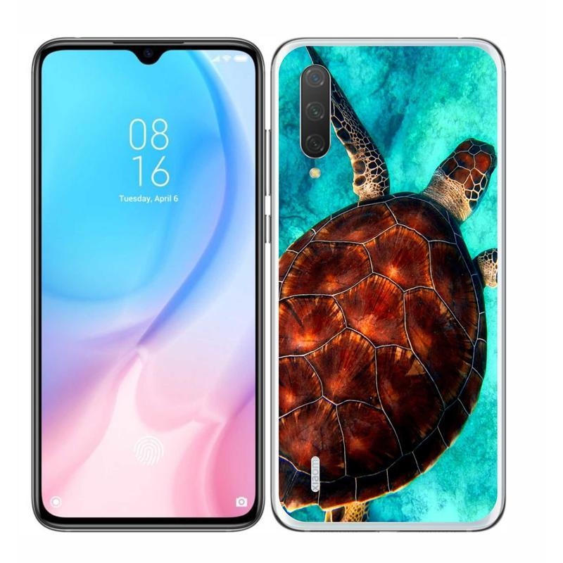 Gélový kryt mmCase na mobil Xiaomi Mi 9 Lite - korytnačka