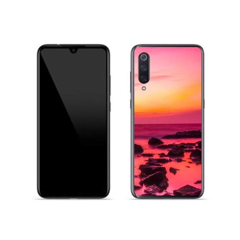 Gélový kryt mmCase na mobil Xiaomi Mi 9 - more a žiara