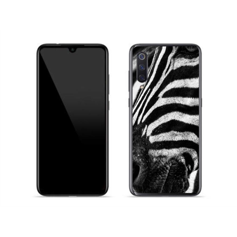 Gélový kryt mmCase na mobil Xiaomi Mi 9 - zebra