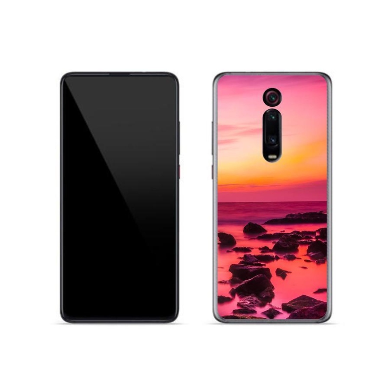 Gélový kryt mmCase na mobil Xiaomi Mi 9T Pro - more a žiara