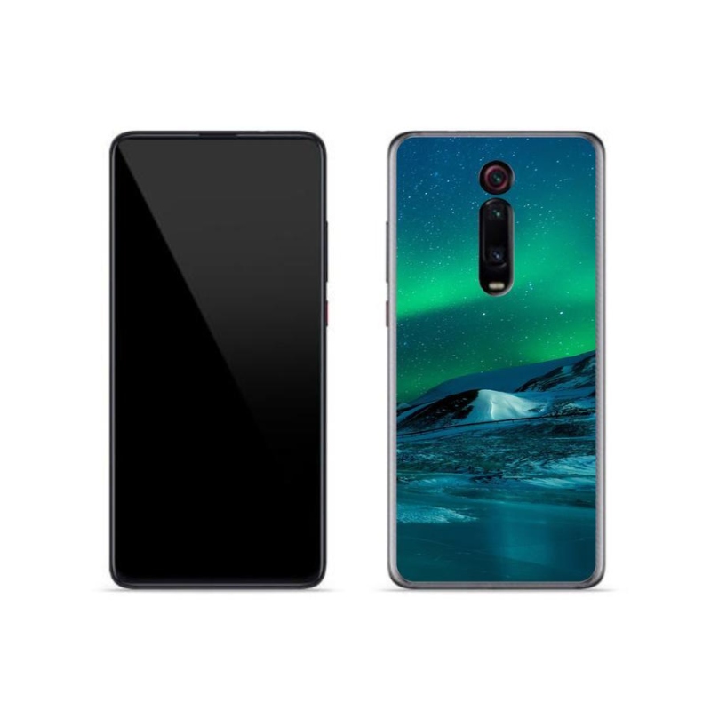 Gélový kryt mmCase na mobil Xiaomi Mi 9T Pro - polárna žiara