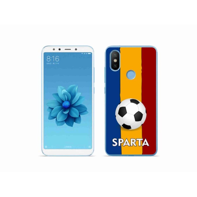 Gélový kryt mmCase na mobil Xiaomi Mi A2 - futbal 1