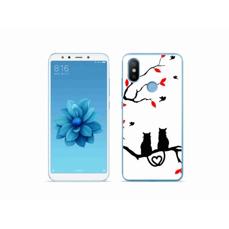 Gélový kryt mmCase na mobil Xiaomi Mi A2 - mačací láska