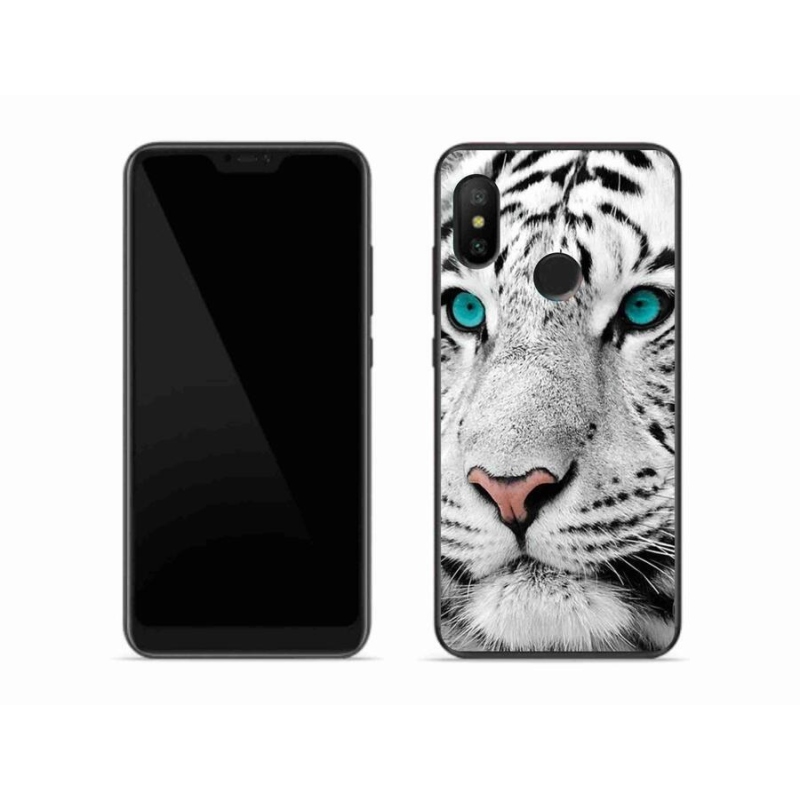 Gélový kryt mmCase na mobil Xiaomi Mi A2 Lite - biely tiger