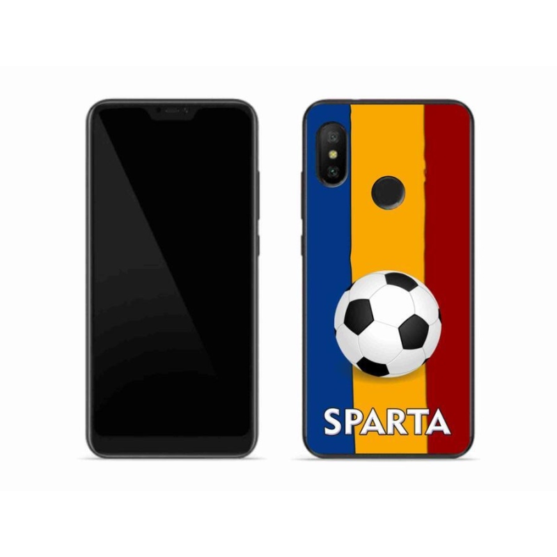 Gélový kryt mmCase na mobil Xiaomi Mi A2 Lite - futbal 1