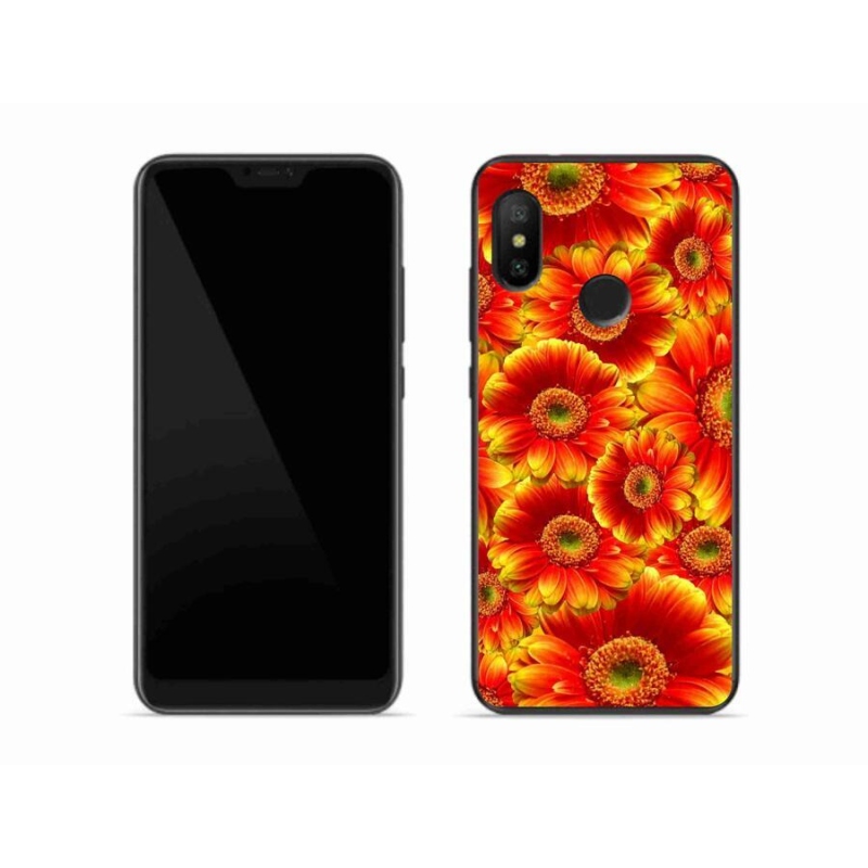 Gélový kryt mmCase na mobil Xiaomi Mi A2 Lite - gerbera 1