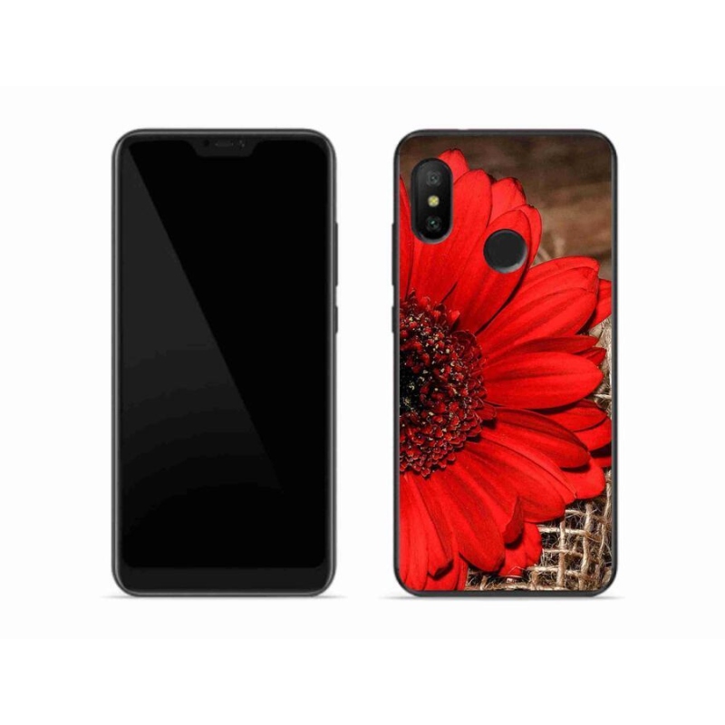 Gélový kryt mmCase na mobil Xiaomi Mi A2 Lite - gerbera