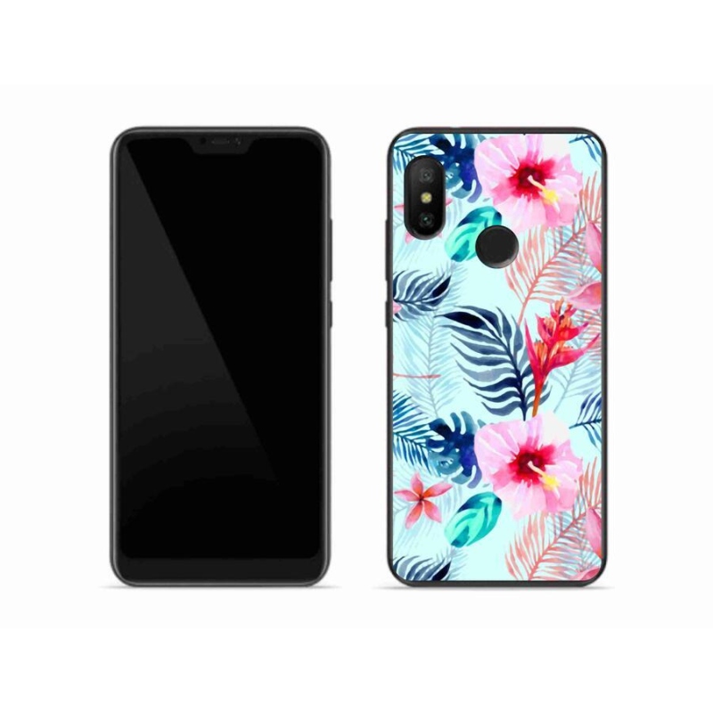 Gélový kryt mmCase na mobil Xiaomi Mi A2 Lite - kvety