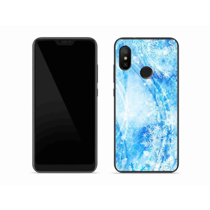 Gélový kryt mmCase na mobil Xiaomi Mi A2 Lite - snehové vločky