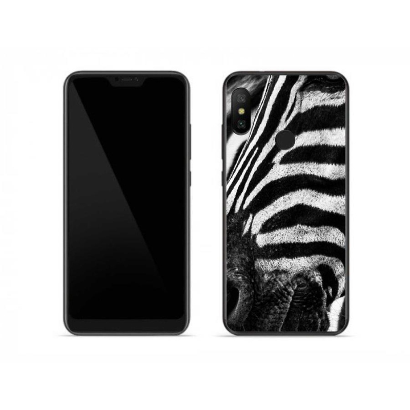 Gélový kryt mmCase na mobil Xiaomi Mi A2 Lite - zebra