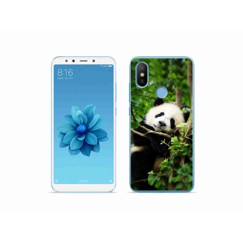 Gélový kryt mmCase na mobil Xiaomi Mi A2 - panda