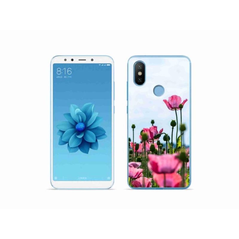 Gélový kryt mmCase na mobil Xiaomi Mi A2 - vlčí mak