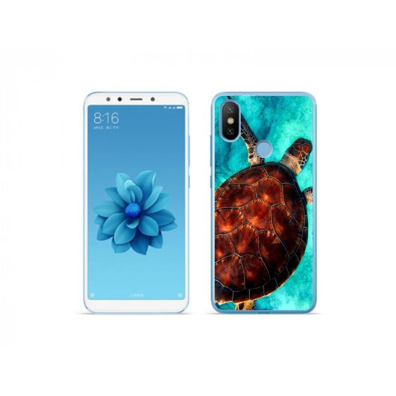 Gélový kryt mmCase na mobil Xiaomi Mi A2 - korytnačka