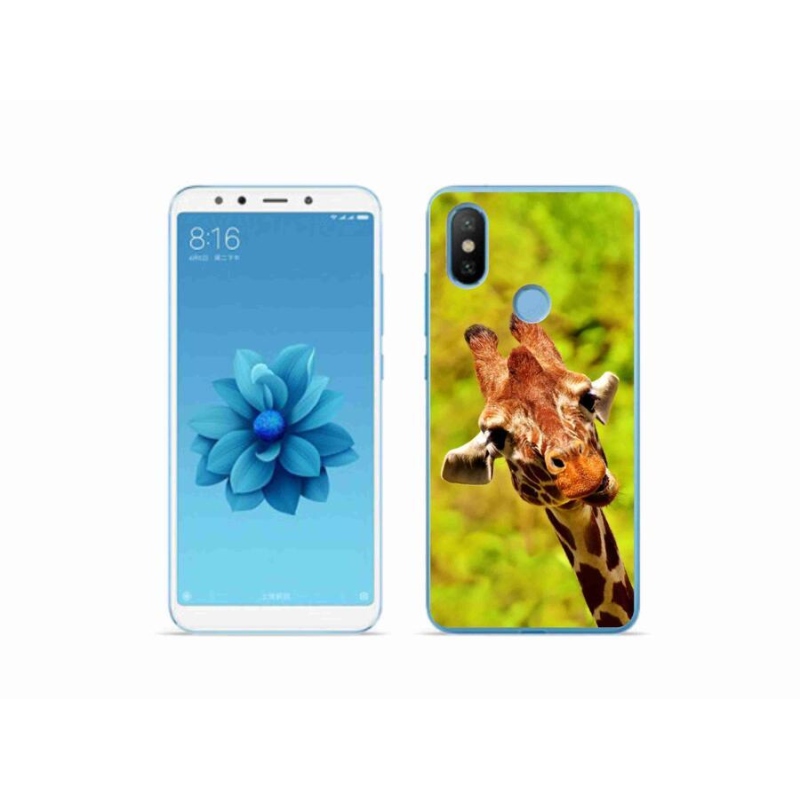 Gélový kryt mmCase na mobil Xiaomi Mi A2 - žirafa