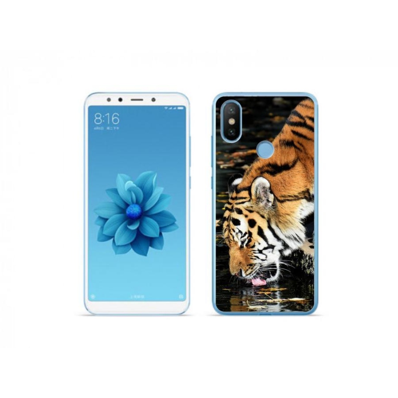 Gélový kryt mmCase na mobil Xiaomi Mi A2 - smädný tiger