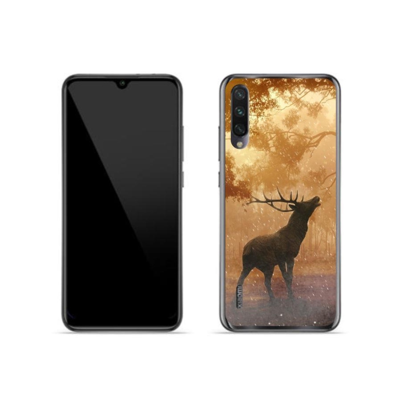 Gélový kryt mmCase na mobil Xiaomi Mi A3 - jeleň v ruji