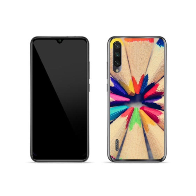 Gélový kryt mmCase na mobil Xiaomi Mi A3 - pastelky