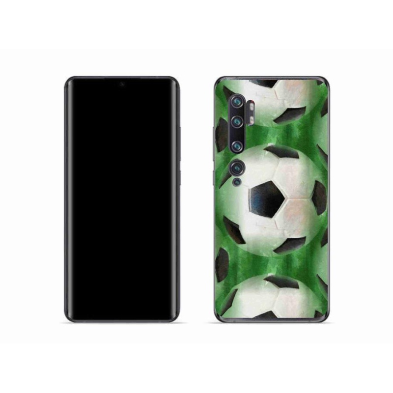 Gélový kryt mmCase na mobil Xiaomi Mi Note 10 - futbalová lopta