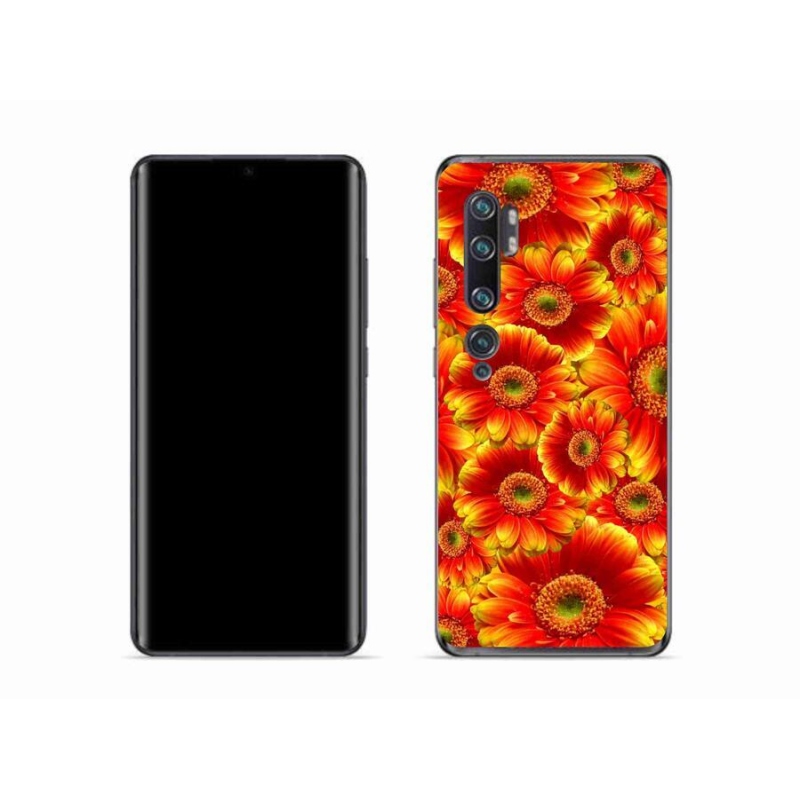 Gélový kryt mmCase na mobil Xiaomi Mi Note 10 - gerbera 1