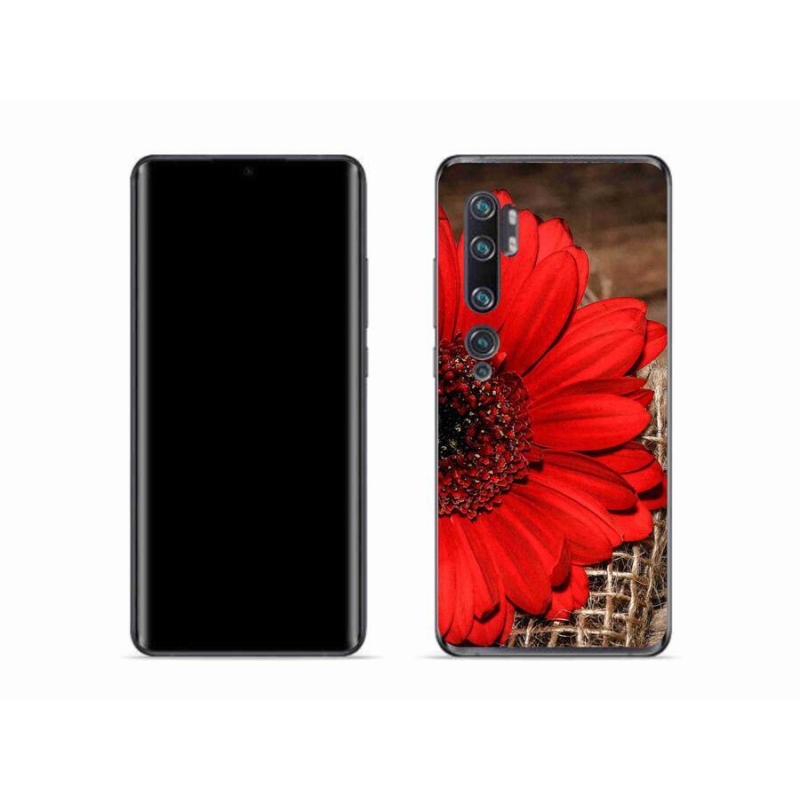 Gélový kryt mmCase na mobil Xiaomi Mi Note 10 - gerbera