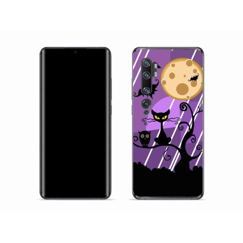 Gélový kryt mmCase na mobil Xiaomi Mi Note 10 - halloween