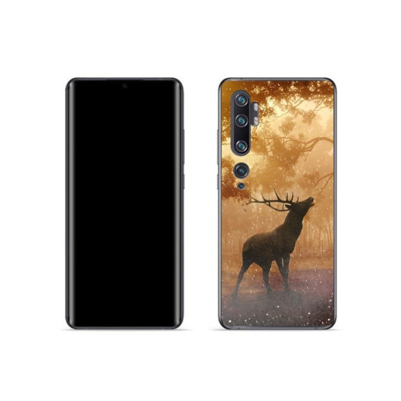 Gélový kryt mmCase na mobil Xiaomi Mi Note 10 - jeleň v ruji