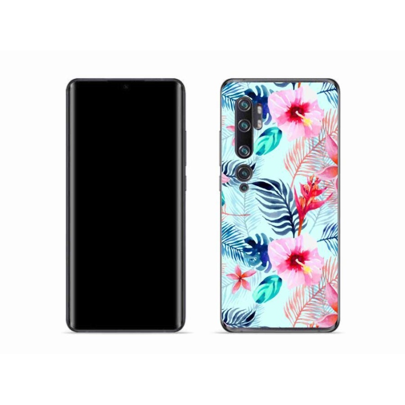 Gélový kryt mmCase na mobil Xiaomi Mi Note 10 - kvety