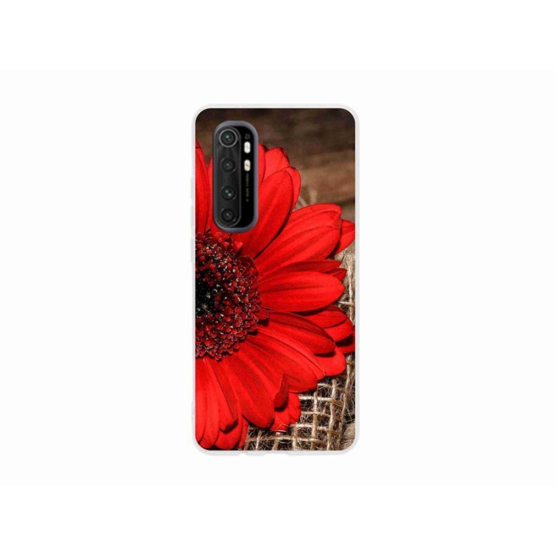 Gélový kryt mmCase na mobil Xiaomi Mi Note 10 Lite - gerbera