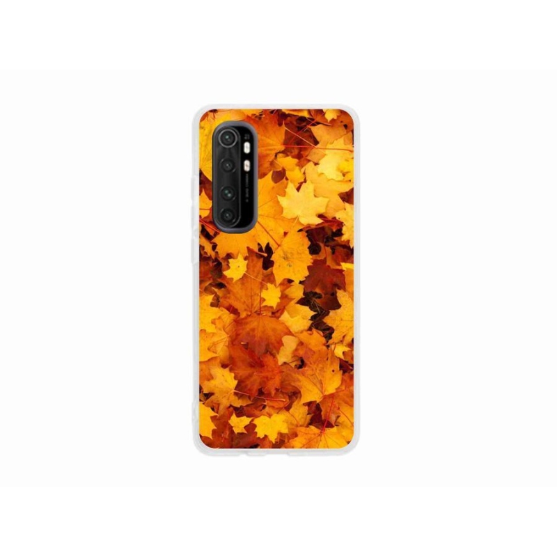 Gélový kryt mmCase na mobil Xiaomi Mi Note 10 Lite - javorové listy