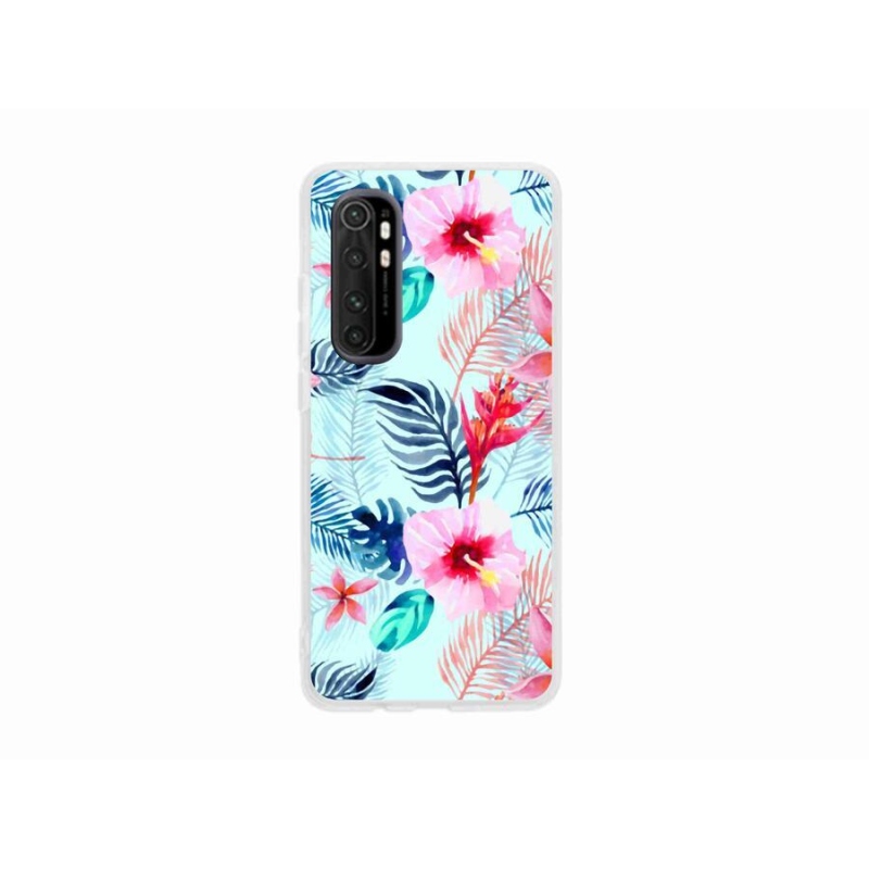 Gélový kryt mmCase na mobil Xiaomi Mi Note 10 Lite - kvety