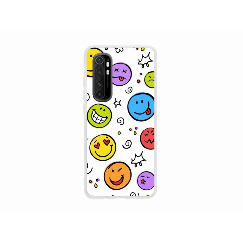 Gélový kryt mmCase na mobil Xiaomi Mi Note 10 Lite - smajlíci