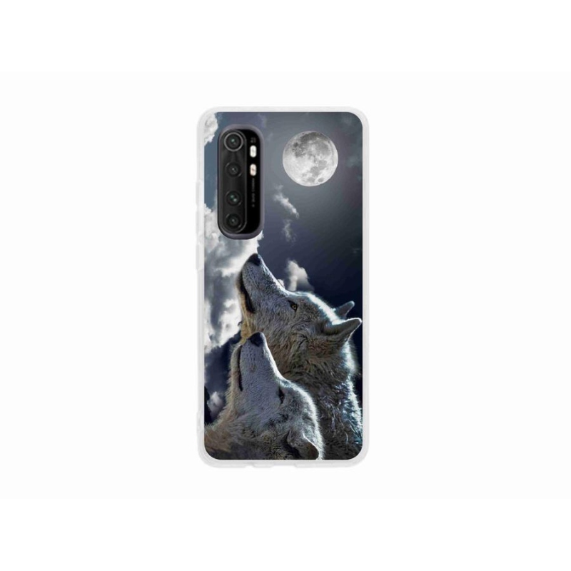 Gélový kryt mmCase na mobil Xiaomi Mi Note 10 Lite - vlci