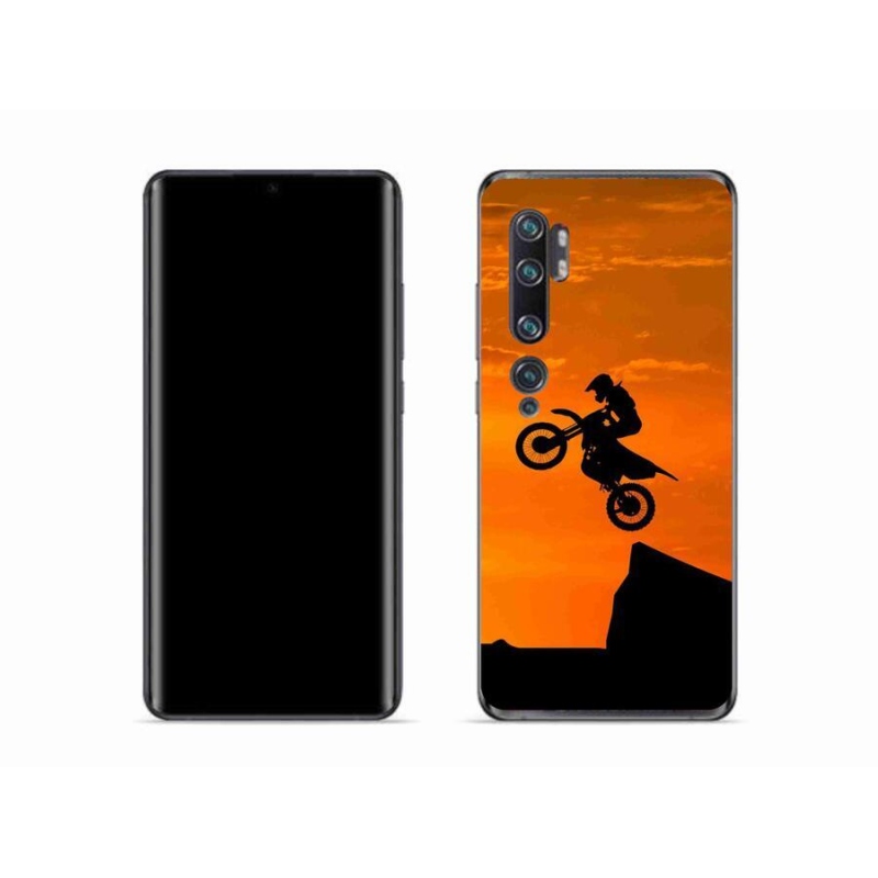 Gélový kryt mmCase na mobil Xiaomi Mi Note 10 - motocross