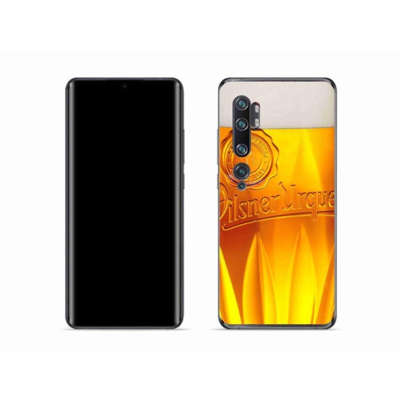 Gélový kryt mmCase na mobil Xiaomi Mi Note 10 - pivo