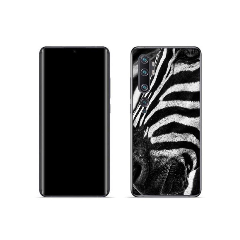 Gélový kryt mmCase na mobil Xiaomi Mi Note 10 - zebra