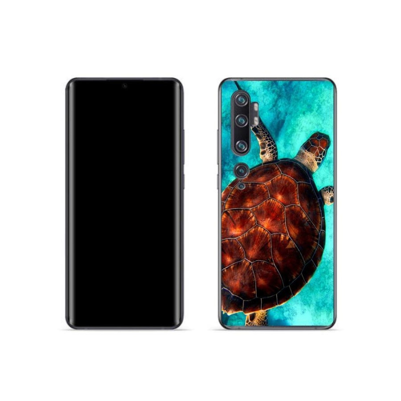 Gélový kryt mmCase na mobil Xiaomi Mi Note 10 - korytnačka