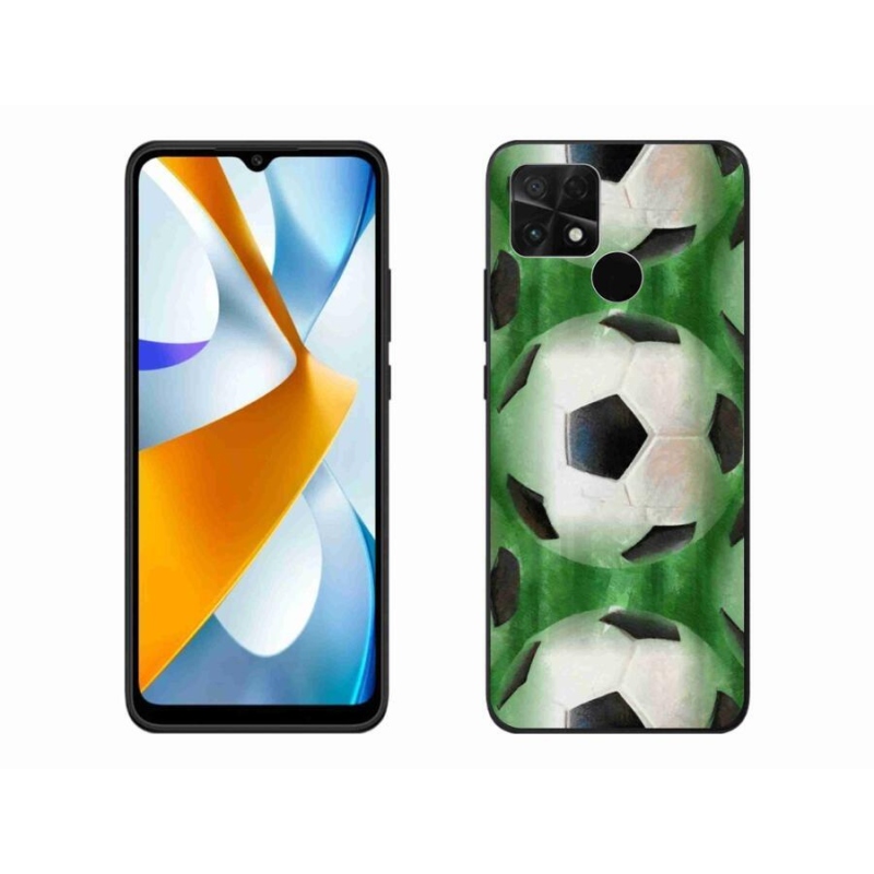 Gélový kryt mmCase na mobil Xiaomi Poco C40 - futbalová lopta