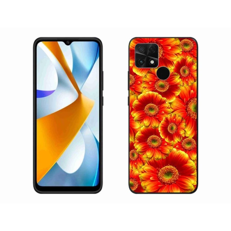 Gélový kryt mmCase na mobil Xiaomi Poco C40 - gerbera 1