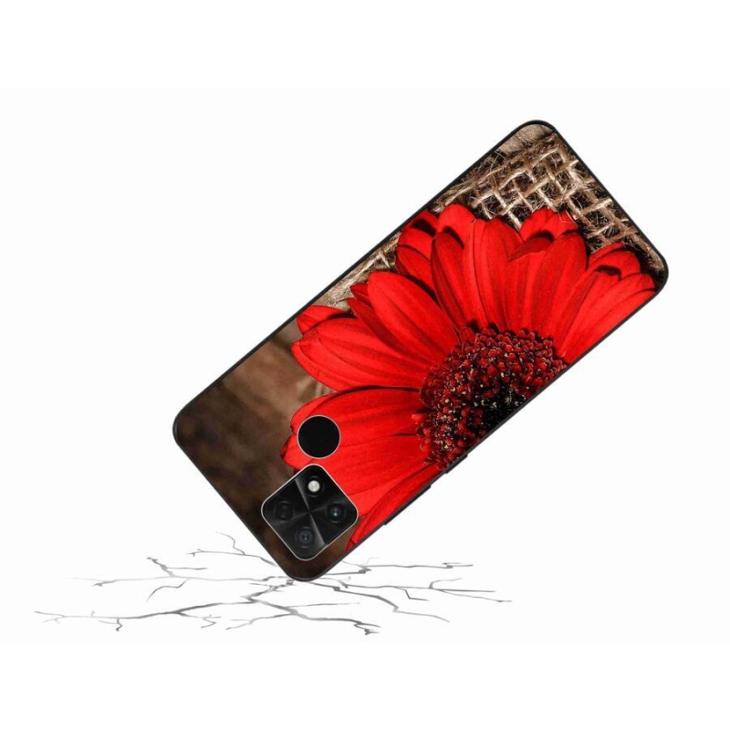 Gélový kryt mmCase na mobil Xiaomi Poco C40 - gerbera